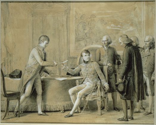 Signature du Concordat entre la France et le Saint-Siège, le 15 juillet 1801, François Pascal Simon Gérard (1770–1837).