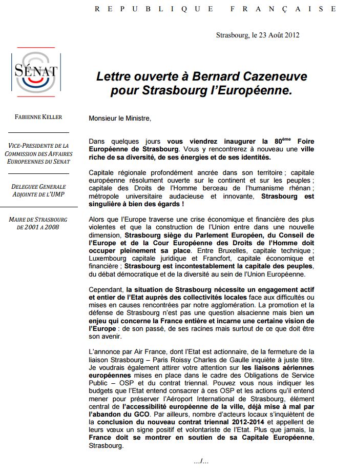 Lettre ouverte à Cazeeneuve